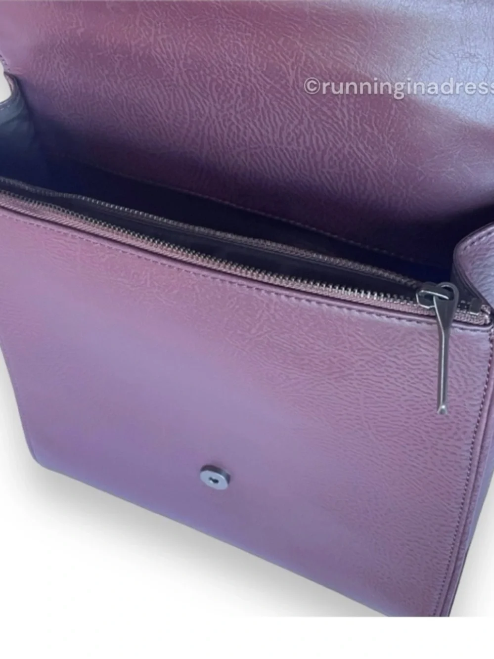 NWT Matt & Nat Mercy Vegan Leather Backpack Dwell Fig Purple Shoulder Bag